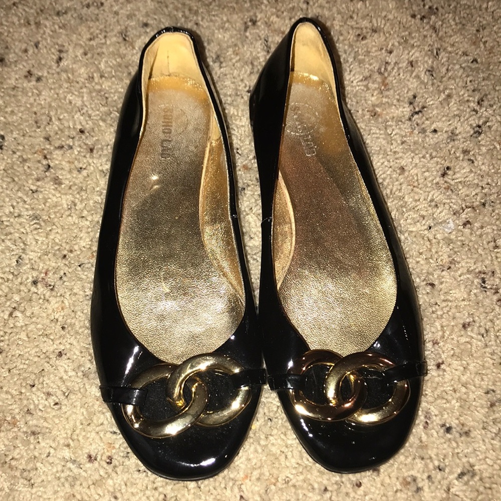 Black dressy flats